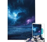 Rompecabezas de 1000 Piezas para Adolescentes ¡Choque de Tempestad! Juguetes adictivos para Cultivar la Paciencia Juego de ingenio Decoración Gran Regalo (Tamaño 38x52cm)