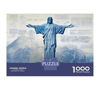 Rompecabezas De 1000 Piezas para Adolescentes Christ The Redeemer Statue-2 Rompecabezas para Adultos Juguete Decoración De Pared Patrón De Montaje Gran Regalo para Jugar 52x38cm/1000pcs