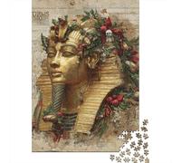 Rompecabezas De 1000 Piezas para Adolescentes Christmas Egyptian Sphinx Decorations Rompecabezas Juegos Relajantes Análisis Y Lógica Juego Desafiante Regalos 70x50cm/1000pcs