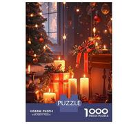 Rompecabezas De 1000 Piezas para Adolescentes Christmas Eve Rompecabezas para Adolescentes Juguetes Antiestrés Regalos para Mujeres Regalos para Reducir El Estrés 38x26cm/1000pcs
