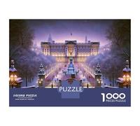 Rompecabezas De 1000 Piezas para Adolescentes Christmas in London Rompecabezas para Adultos Juegos Relajantes Mejora La Memoria Ayuda A Ejercitar El Cerebro 52x38cm/1000pcs
