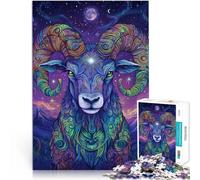 Rompecabezas de 1000 Piezas para Adolescentes Cielo Estrellado y ovejas Alivio del estrés Cada Pieza es única: un desafiante y Divertido Juego Familiar 38x26cm