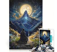 Rompecabezas de 1000 Piezas para Adolescentes Cielo Nocturno de fantasía Juego Imposible desafío difícil Regalo para Amigos y Familiares 38x26cm