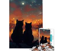 Rompecabezas de 1000 Piezas para Adolescentes Cita Secreta Junto al Lago desafío de Inteligencia Cerebral Juguetes adictivos Juegos educativos Mejora de la Memoria Regalo de cumpleaños (75x50cm)