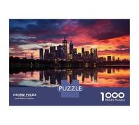 Rompecabezas De 1000 Piezas para Adolescentes City Skyline Sunset Rompecabezas para Adultos Juegos Relajantes Regalos para Mujeres 70x50cm/1000pcs