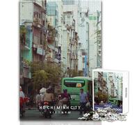 Rompecabezas de 1000 Piezas para Adolescentes, Ciudad Ho Chi Minh, Juego de desafío único, antiestrés, Regalo de Amigo Secreto, tamaño 50x75cm
