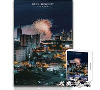 Rompecabezas de 1000 Piezas para Adolescentes, Ciudad Ho Chi Minh, Juegos Familiares, Mejora la Memoria, Regalos de cumpleaños, tamaño 38x52cm