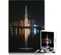 Rompecabezas de 1000 Piezas para Adolescentes, Ciudad Ho Chi Minh, Rompecabezas, Juegos Familiares, Corte de precisión, Regalo de cumpleaños, tamaño 50x75cm