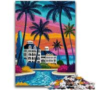 Rompecabezas de 1000 Piezas para Adolescentes, Ciudad turística, Juego desafiante, Juguetes para Regalo Ideal para Toda la Familia, 50x75cm