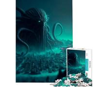 Rompecabezas de 1000 Piezas para Adolescentes Ciudadela submarina Juego Educativo desafío Juguete Juego antiestrés Regalo de cumpleaños (tamaño 38x52cm)