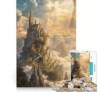 Rompecabezas de 1000 Piezas para Adolescentes: Cloud Sanctum Requiem, Juego Interactivo, Mejora la Memoria, cumpleaños y Navidad 50x75cm