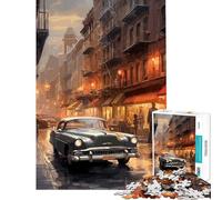 Rompecabezas de 1000 Piezas para Adolescentes Coche clásico japonés Diversión en casa decoración para el hogar Juegos Familiares Apto para Mayores de 14 años (38x26cm)