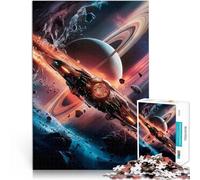 Rompecabezas de 1000 Piezas para Adolescentes Cohete Destruido para el Juguete de desafío de Juego Educativo Gran Regalo 75x50cm