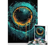 Rompecabezas de 1000 Piezas para Adolescentes Colapso de la Puerta Cósmica Juego práctico para Pasar el Tiempo en casa Juguete para Decorar la Pared o el Escritorio (38x52cm)