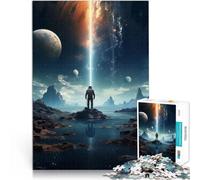 Rompecabezas de 1000 Piezas para Adolescentes Colisión Espacial Juguetes de Juego para Regalo Familiar Decoración 52x38cm