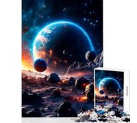 Rompecabezas de 1000 Piezas para Adolescentes colisión gravitacional Juguetes de Bricolaje Gran Regalo para Juegos Juego de ingenio desafiante para completar tamaño 38x52cm