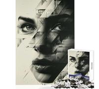 Rompecabezas de 1000 Piezas para Adolescentes Collage de pósteres con Caras Juguetes antiestrés Regalo de cumpleaños para Juegos educativos Actividades Divertidas en casa tamaño 38x52cm