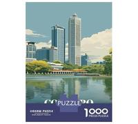 Rompecabezas De 1000 Piezas Para Adolescentes Colombo, Sri Lanka Cityscape Illustration Rompecabezas Para Adolescentes Juegos Relajantes Decoración Perfecta Regalos De Cumpleaños Y Únicos 70x50cm/1000