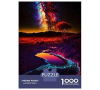 Rompecabezas De 1000 Piezas para Adolescentes Colorful Desert Rompecabezas para Adultos Juegos Divertidos Desafío Difícil para Cumpleaños, Navidad 52x38cm/1000pcs