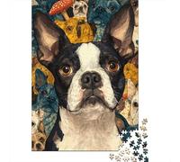 Rompecabezas De 1000 Piezas para Adolescentes Colorful Dog Collage Art Rompecabezas para Adultos Juegos Relajantes Regalos para Mujeres 38x26cm/1000pcs