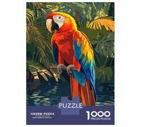 Rompecabezas De 1000 Piezas para Adolescentes Colorful Macaw in Tropical Setting Rompecabezas para Adultos Juguete Decoración De Pared Decoración Difícil Y Desafiante 38x26cm/1000pcs