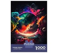 Rompecabezas De 1000 Piezas para Adolescentes Colorful Universe Paint Rompecabezas para Adultos Juego Práctico Regalo De Cumpleaños Regalos De Cumpleaños Únicos 38x26cm/1000pcs