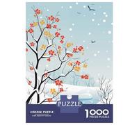 Rompecabezas De 1000 Piezas para Adolescentes Colorful Winter Magic Rompecabezas para Adolescentes Juguetes Antiestrés Difícil Gran Regalo para Jugar 52x38cm/1000pcs