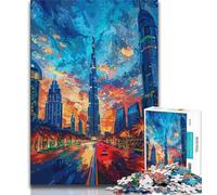 Rompecabezas de 1000 Piezas para Adolescentes Colorido Big Ben 1000 Piezas para Adolescentes Juego Educativo para cumpleaños y Navidad para Mayores de 14 años 38x26cm