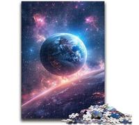 Rompecabezas de 1000 Piezas para Adolescentes, Colorido Planeta cósmico, para Adultos, Juegos educativos, decoración de Pared, cumpleaños y Navidad (75x50cm)