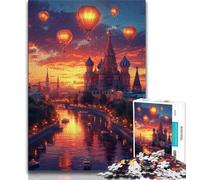 Rompecabezas de 1000 Piezas para Adolescentes, Colorido Taj Mahal, 1000 Piezas para Adultos, Regalo, con póster a Juego y Hoja de Trivia para Mayores de 14 años, 75x50cm