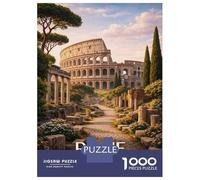 Rompecabezas De 1000 Piezas para Adolescentes Colosseum in Rome, Italy Rompecabezas Juegos Relajantes Regalos para Mujeres Cumpleaños 38x26cm/1000pcs