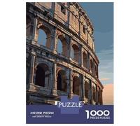 Rompecabezas De 1000 Piezas para Adolescentes Colosseum in Rome Rompecabezas para Adultos Juegos De Relajación Regalos De Cumpleaños para Amigos Y Familiares 38x26cm/1000pcs