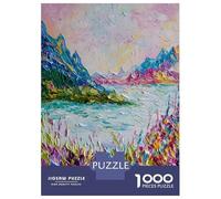 Rompecabezas De 1000 Piezas para Adolescentes Colourful Calm Rompecabezas para Adultos Juguetes Antiestrés Análisis Y Lógica Cumpleaños Y Navidad 70x50cm/1000pcs