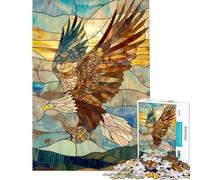 Rompecabezas de 1000 Piezas para Adolescentes con diseño de águila Dorada Ideal para cumpleaños y Navidad Un Juego práctico Divertido y entretenido para Mayores de 14 años Incluye Rompecabezas de