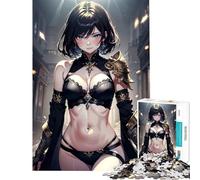 Rompecabezas de 1000 Piezas para Adolescentes con diseño de Chica Anime Juego desafiante Juguete para ejercitar la Mente antiestrés Regalo de cumpleaños tamaño 75x50cm