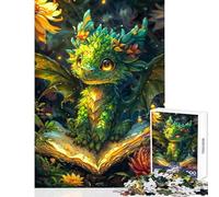 Rompecabezas de 1000 Piezas para Adolescentes con diseño de dragón un Lindo Juego de ingenio Ideal para Carreras de Velocidad y como Juguete antiestrés Navidad y cumpleaños