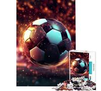 Rompecabezas de 1000 Piezas para Adolescentes con diseño de fútbol Que estimula el Cerebro Juguete Educativo para el Aprendizaje y la decoración de Pared Apto para Mayores de 14 años 50x75cm