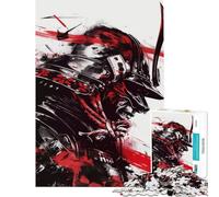 Rompecabezas de 1000 Piezas para Adolescentes con diseño de la Mirada de un samurái Rompecabezas para Adultos Juguete Decorativo para la Pared Arte para Reducir el estrés Regalos (tamaño 50x75cm)