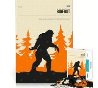 Rompecabezas de 1000 Piezas para Adolescentes con diseño de la Portada del Libro de Bigfoot Juego de Ajuste desarrollar la Capacidad de razonamiento Un Momento de diversión Relajante