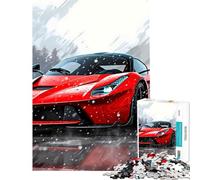Rompecabezas de 1000 Piezas para Adolescentes con diseño de Laferrari Coupé Ideal para cumpleaños Navidad o como Juego Educativo Divertido y humorístico para Mayores de 14 años 38x26cm