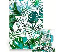 Rompecabezas de 1000 Piezas para Adolescentes con diseño de Plantas Tropicales y Palmeras Ideal para ejercitar la Mente, Jugar y Relajarse Regalo Divertido de Navidad (50x75cm)