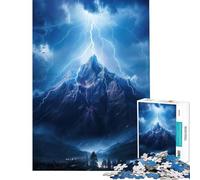 Rompecabezas de 1000 piezas para adolescentes con diseño de tormenta eléctrica Juegos relajantes que desafían la inteligencia Juguetes adictivos Regalo divertido para la decoración del hogar (38x52cm)