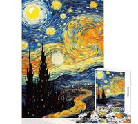 Rompecabezas de 1000 Piezas para Adolescentes con diseño psicodélico Ideal para Relajarse Decorar la Pared o como Juguete Educativo Incluye póster y Hoja de Preguntas a Juego (50x75cm)