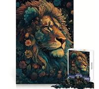 Rompecabezas de 1000 Piezas para Adolescentes con el Signo Zodiacal Leo Claridad Mental Pasatiempo Acogedor Fiestas (38x26cm)