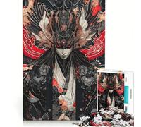 Rompecabezas de 1000 Piezas para Adolescentes con Estampado de Arte de Demonios japoneses, Juego Imposible, Entrena tu Cerebro y Tus Manos, Regalo de cumpleaños, Regalos 38x52cm