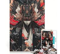 Rompecabezas de 1000 Piezas para Adolescentes con Estampado de Arte de Demonios japoneses, Juegos educativos, decoración de Pared, para Mejorar el Amor Entre Parejas 50x75cm