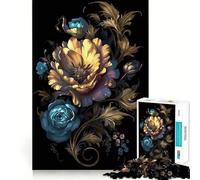 Rompecabezas de 1000 piezas para adolescentes con hermosas rosas,diseño artístico de bordes precisos,ideal para resolver problemas Un juego y acogedor para disfrutar de la Navidad Exhibición artística