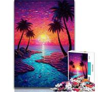 Rompecabezas de 1000 Piezas para Adolescentes con Hermosos paisajes de Playa Ideal para Jugar en Familia Regalo de cumpleaños Arte de Pared 38x26cm