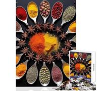 Rompecabezas de 1000 Piezas para Adolescentes con Hierbas y Especias Ideal para Decorar Paredes Obras de Arte Juegos educativos Ejercicios cerebrales tamaño 38x52cm