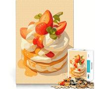 Rompecabezas de 1000 Piezas para Adolescentes con ilustración de Postre de Strawberry Shortcake Juguete para ejercitar la Mente Ideal para Relajarse y Disfrutar de la Navidad Regalo Divertido